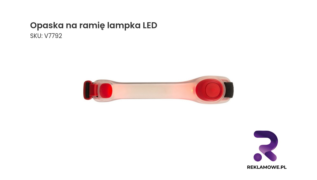 Opaska na ramię z lampką LED