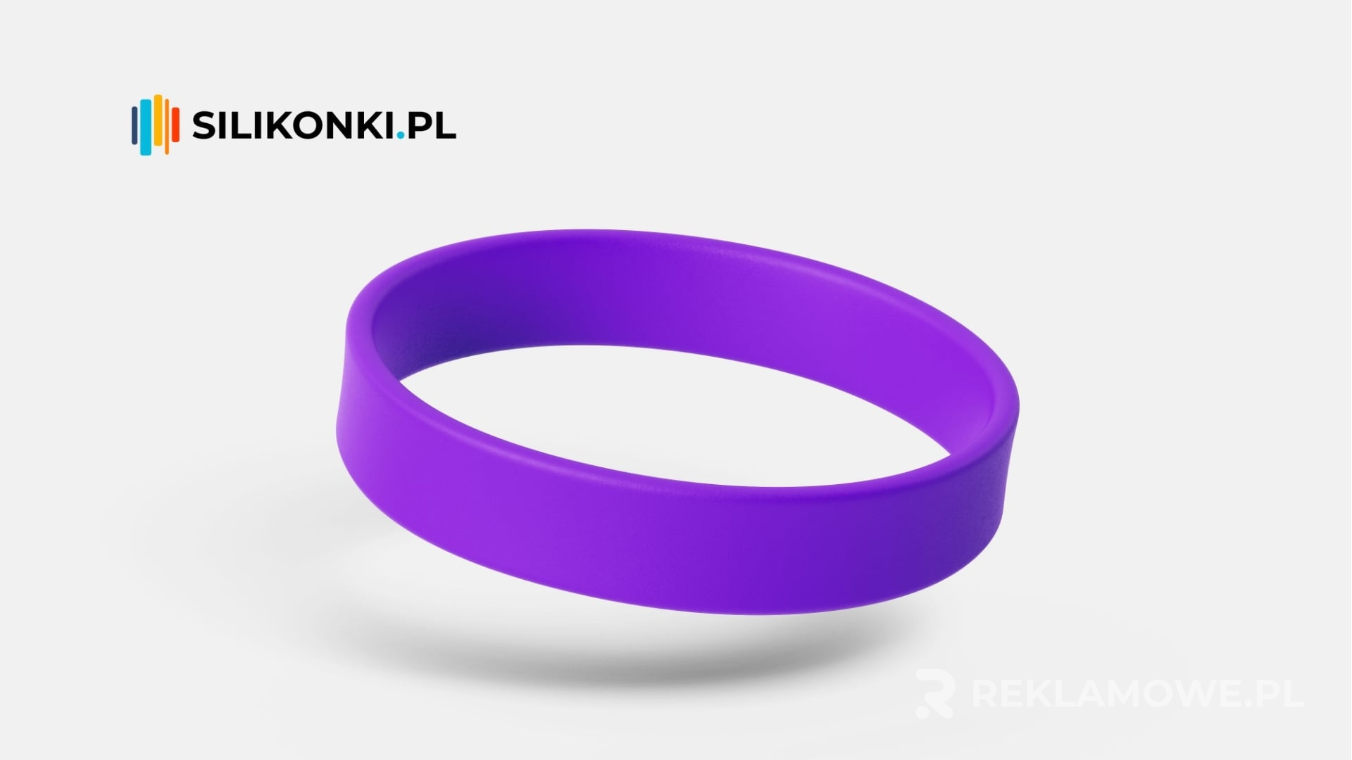 Kolorowa opaska reklamowa używana w promocji