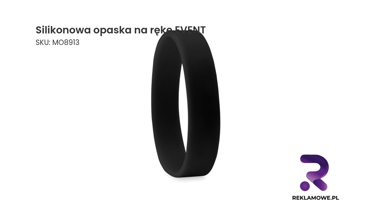 Opaska silikonowa na rękę, model EVENT